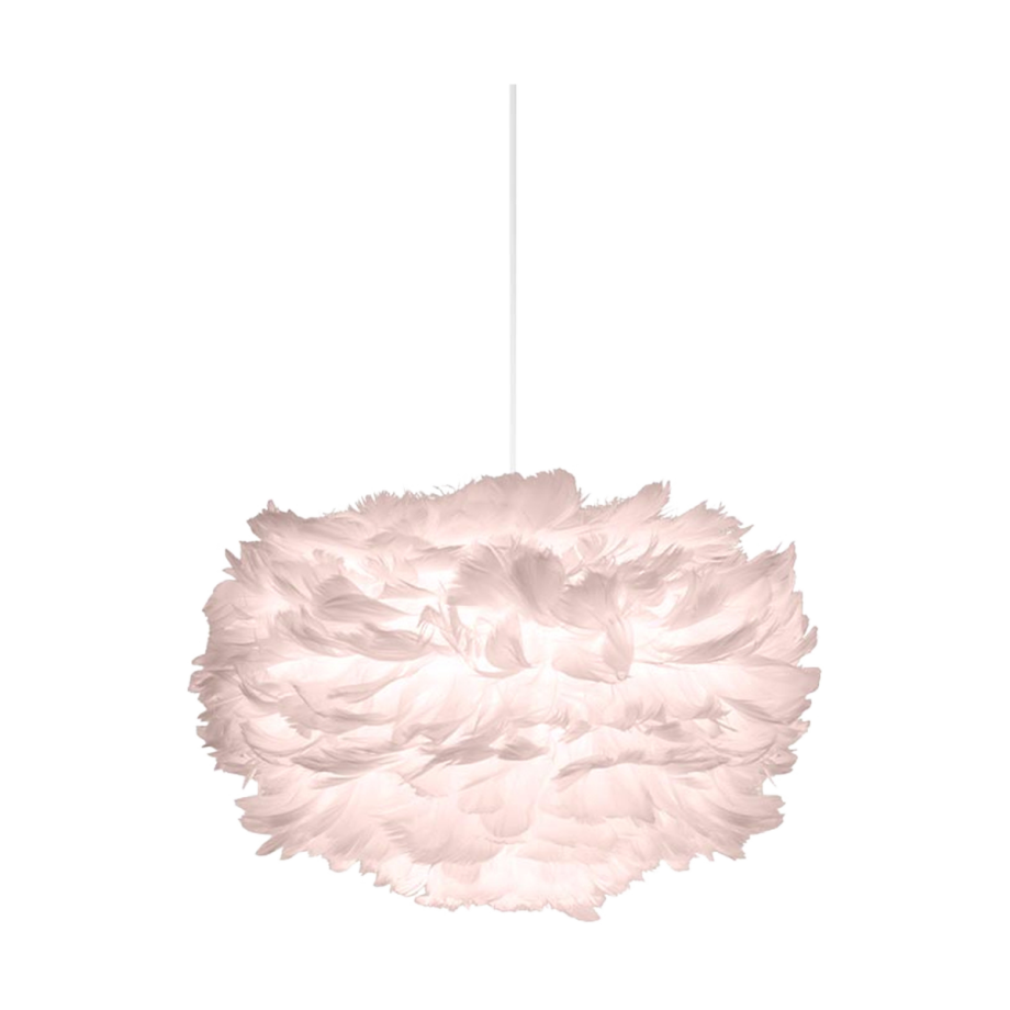 Eos Mini hanglamp light rose - met koordset wit - Ø 35 cm afbeelding 