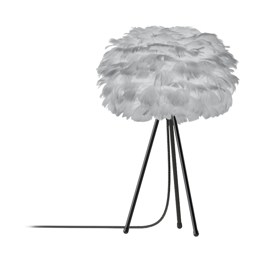 Eos Mini tafellamp light grey - met tripod zwart - Ø 35 cm Eos Mini tafellamp light grey - met tripod zwart - Ø 35 cm afbeelding 1