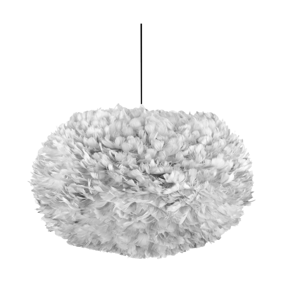 Eos X-large hanglamp light grey - met koordset zwart - Ø 75 cm Eos X-large hanglamp light grey - met koordset zwart - Ø 75 cm afbeelding 1