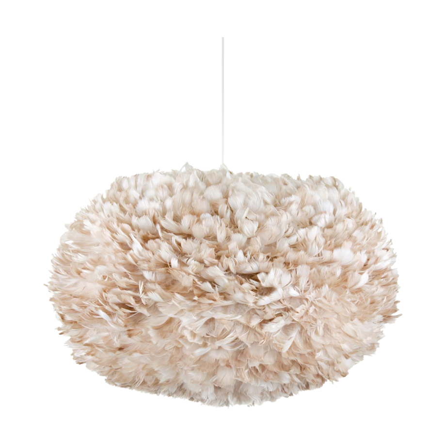 Eos X-large hanglamp light brown - met koordset wit - Ø 75 cm afbeelding 1