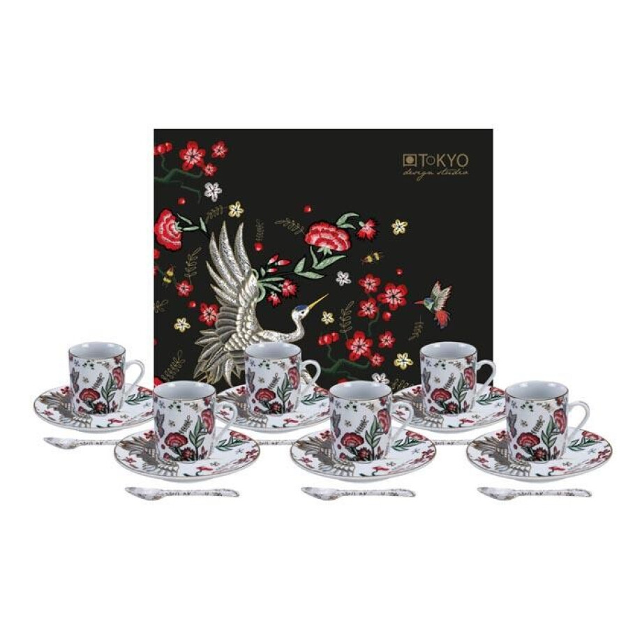 Espresso Set Mythical Crane | Tokyo Design Studio afbeelding 1