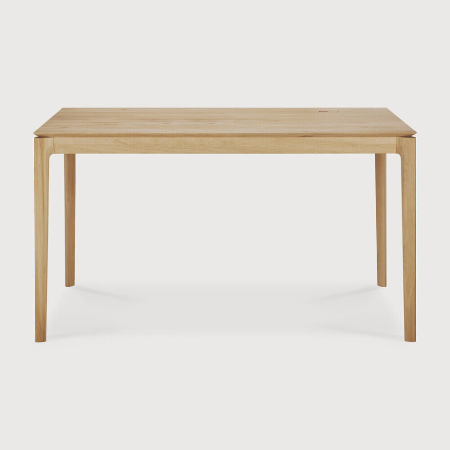 Ethnicraft Bureau 'Bok' Gevernist Eikenhout, 140 x 70cm Ethnicraft Bureau 'Bok' Gevernist Eikenhout, 140 x 70cm afbeelding