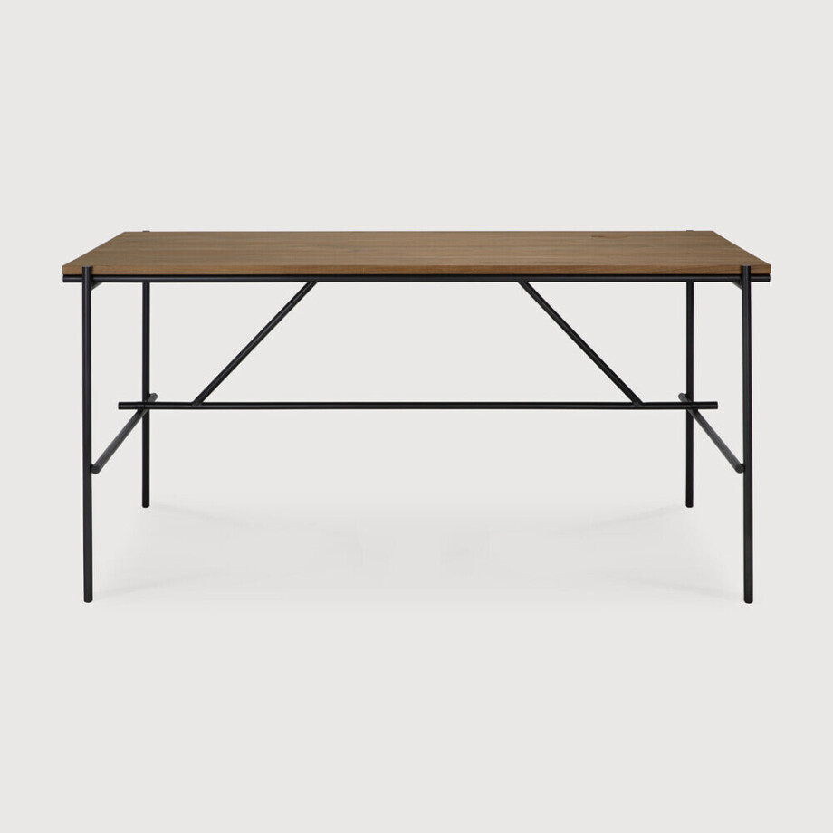 Ethnicraft Bureau 'Oscar' Teakhout, 160 x 80cm Ethnicraft Bureau 'Oscar' Teakhout, 160 x 80cm afbeelding