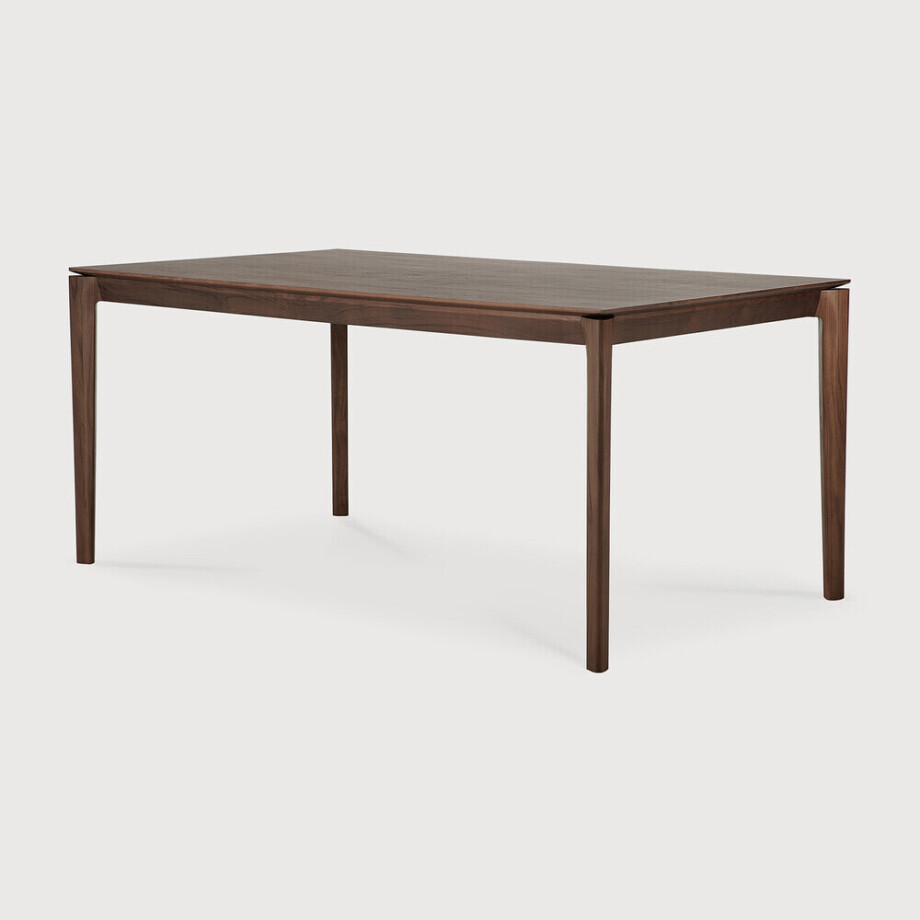 Ethnicraft Eettafel 'Bok' Gevernist Teakhout, 160 x 80cm Ethnicraft Eettafel 'Bok' Gevernist Teakhout, 160 x 80cm afbeelding 1