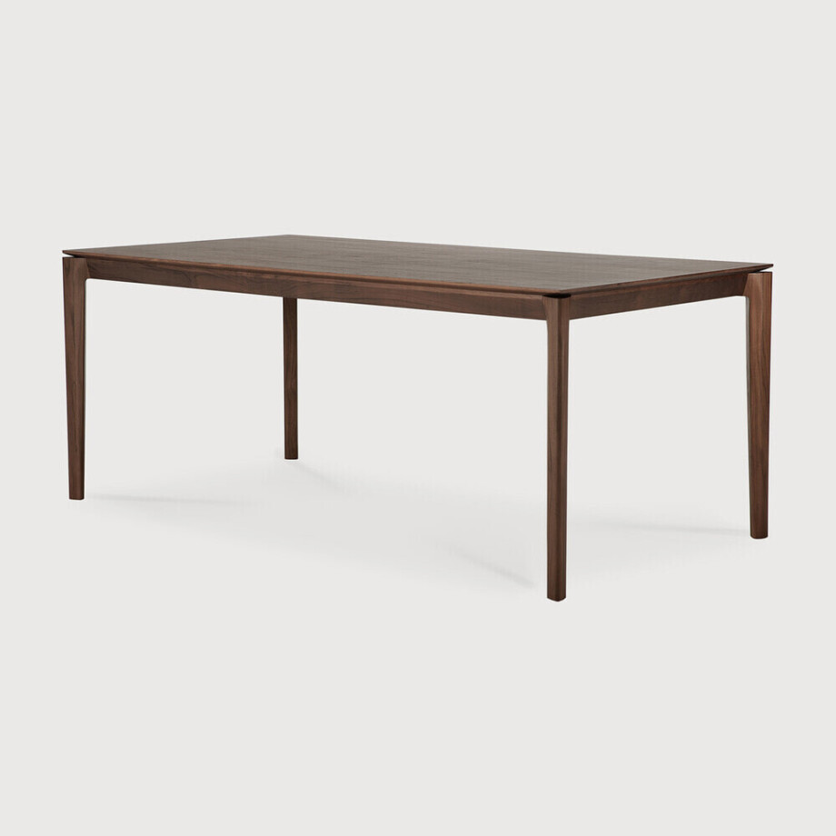 Ethnicraft Eettafel 'Bok' Gevernist Teakhout, 180 x 90cm Ethnicraft Eettafel 'Bok' Gevernist Teakhout, 180 x 90cm afbeelding 1