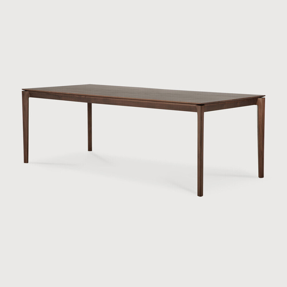 Ethnicraft Eettafel 'Bok' Gevernist Teakhout, 220 x 95cm Ethnicraft Eettafel 'Bok' Gevernist Teakhout, 220 x 95cm afbeelding 1