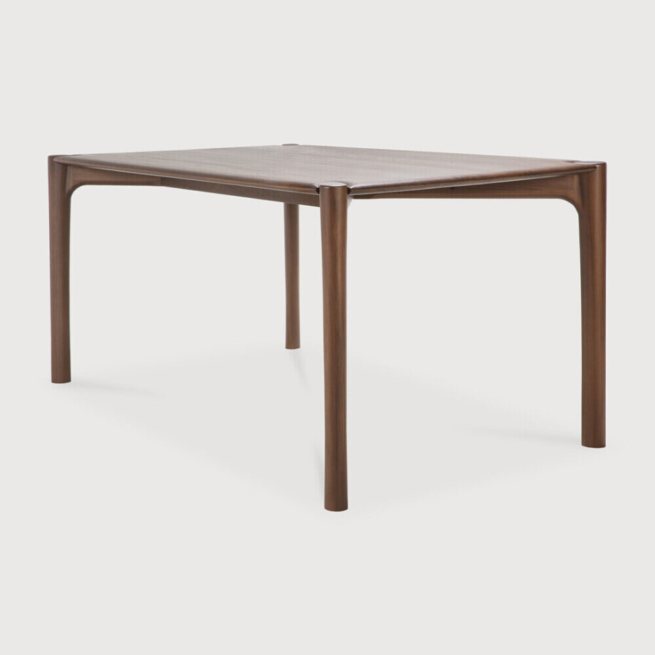 Ethnicraft Eettafel 'PI' Gevernist Teakhout, 180 x 90cm, kleur Bruin Ethnicraft Eettafel 'PI' Gevernist Teakhout, 180 x 90cm, kleur Bruin afbeelding 1