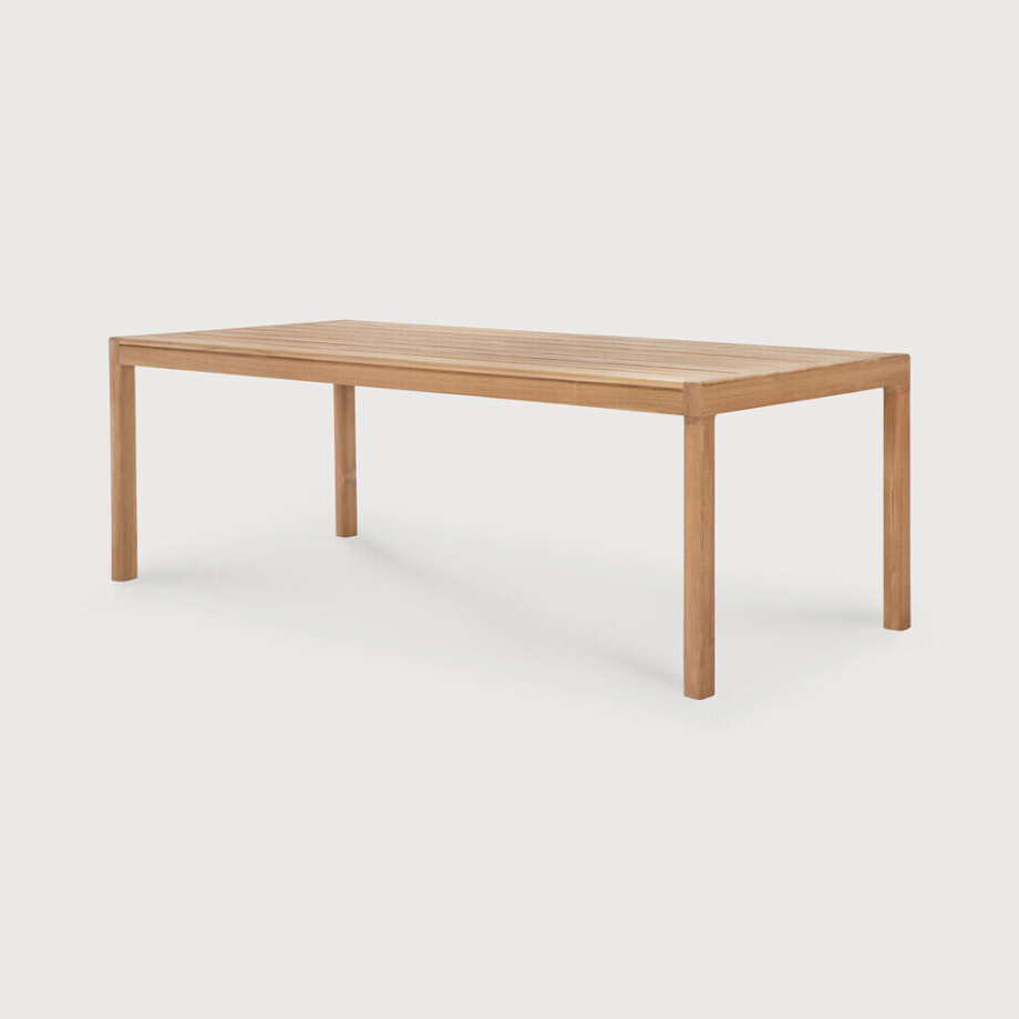 Ethnicraft Tuintafel 'Jack' Teakhout, 250 x 100cm, kleur Naturel afbeelding 
