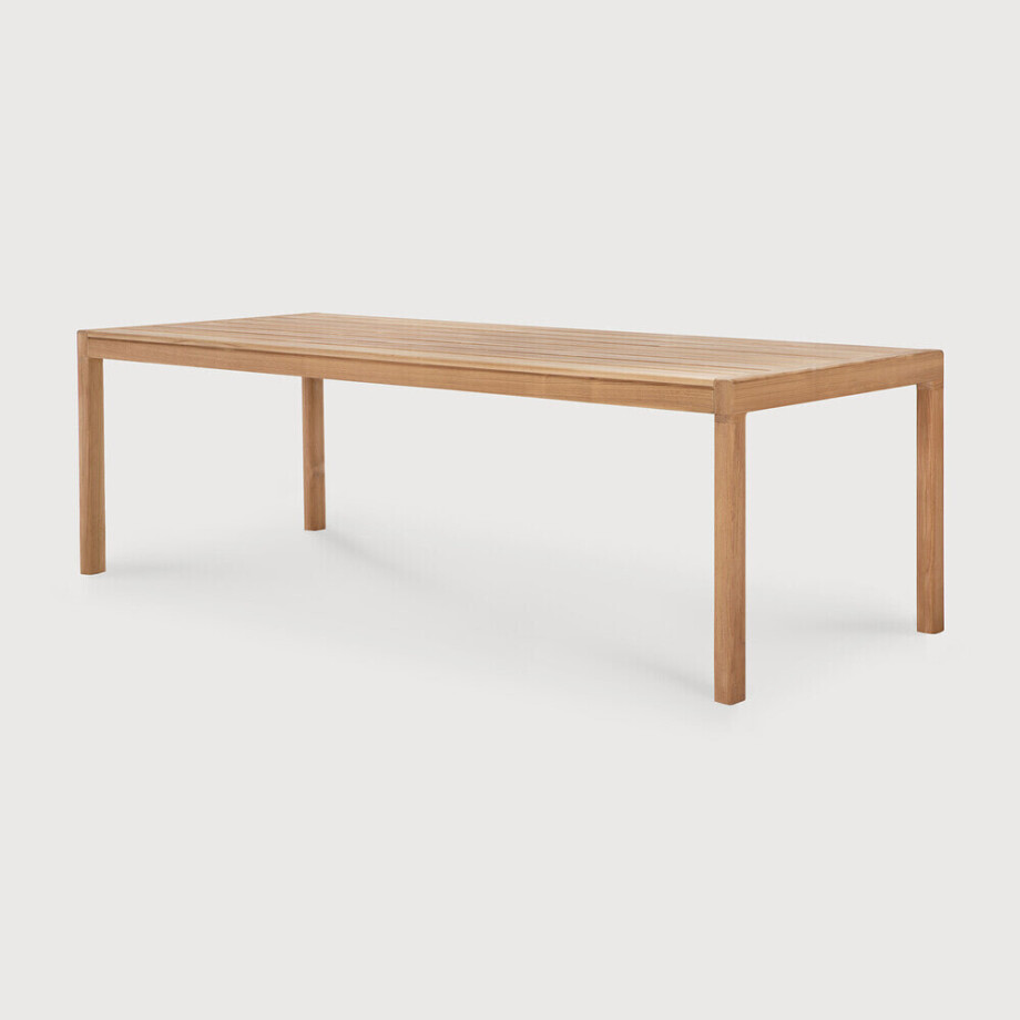 Ethnicraft Tuintafel 'Jack' Teakhout, 300 x 110cm, kleur Naturel afbeelding 