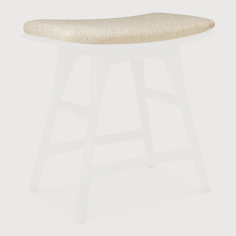 Ethnicraft Zitkussen 'Osso' t.b.v. kruk Osso, kleur Naturel afbeelding 1