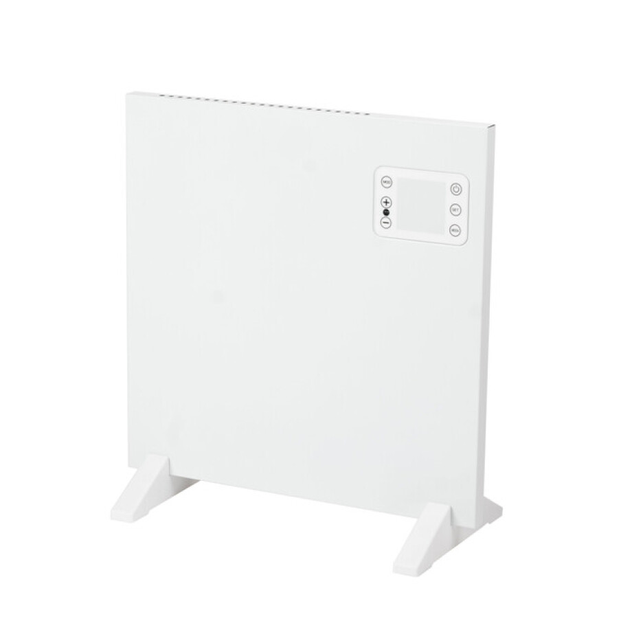 Eurom Alutherm 400XS Convectorkachel - 40x42.9cm - IP24 - 400watt - wifi - vloer/wand- Horizontaal - metaal - glans wit 360813 Eurom Alutherm 400XS Convectorkachel - 40x42.9cm - IP24 - 400watt - wifi - vloer/wand- Horizontaal - metaal - glans wit 360813 afbeelding 1