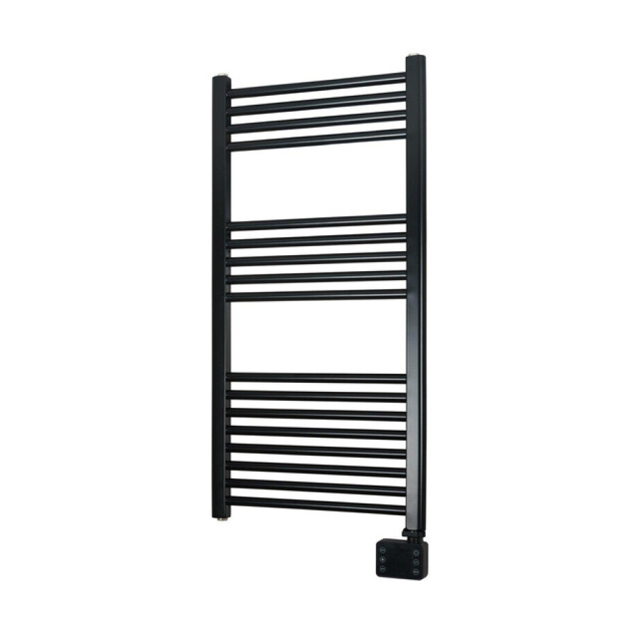 Eurom Sani-Towel elektrische handdoekradiator - 110x50cm - 800watt - WiFi - mat zwart 352665 Eurom Sani-Towel elektrische handdoekradiator - 110x50cm - 800watt - WiFi - mat zwart 352665 afbeelding 1