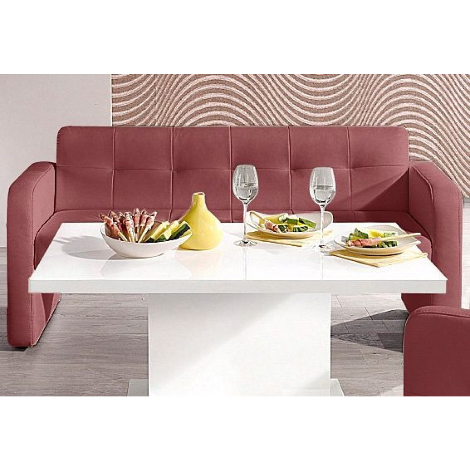 exxpo - sofa fashion Hockerbank Barista Keukenbank, compacte afmetingen, zithoogte 49cm afbeelding 1