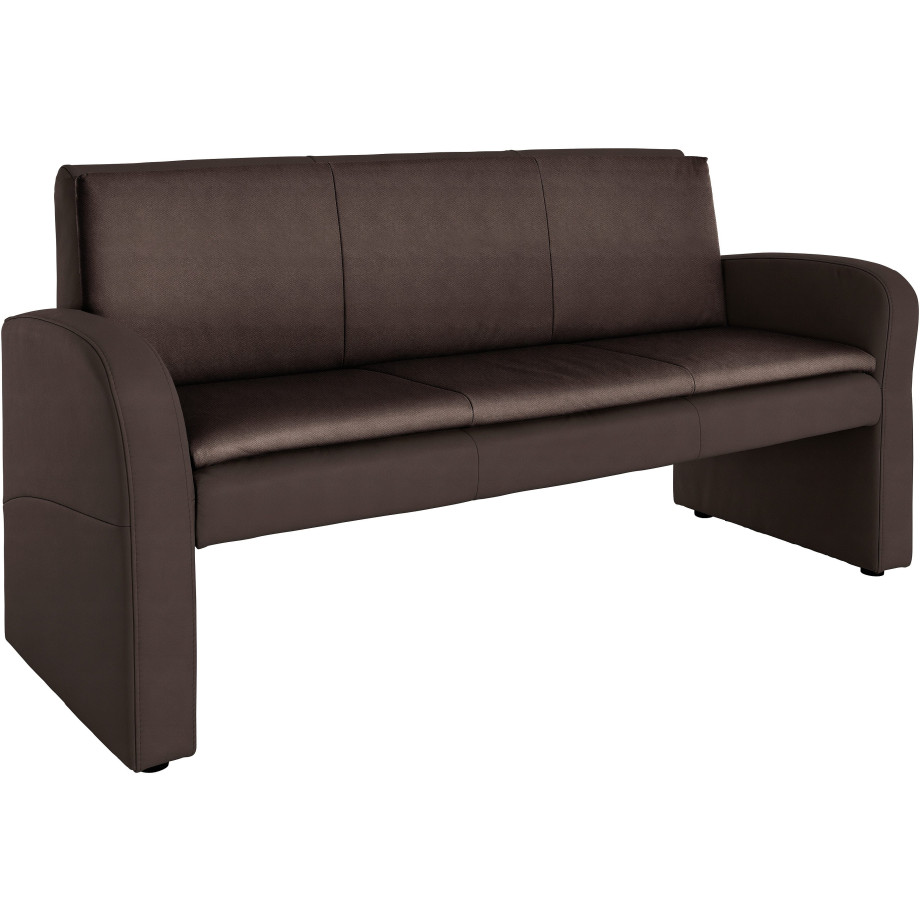 exxpo - sofa fashion Hockerbank Cortado, 3-zits met hoog zitcomfort hoge bodemvrijheid, mooie detailverwerking, optioneel leren bekleding afbeelding 1