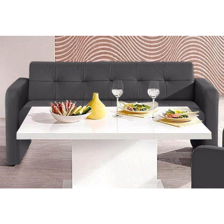 exxpo - sofa fashion Hockerbank Barista Keukenbank, compacte afmetingen, zithoogte 49cm afbeelding 1