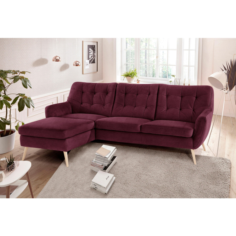 exxpo - sofa fashion Hoekbank Scandi, comfortabel, verfijnde rugkussens voor meer zitcomfort afbeelding 1