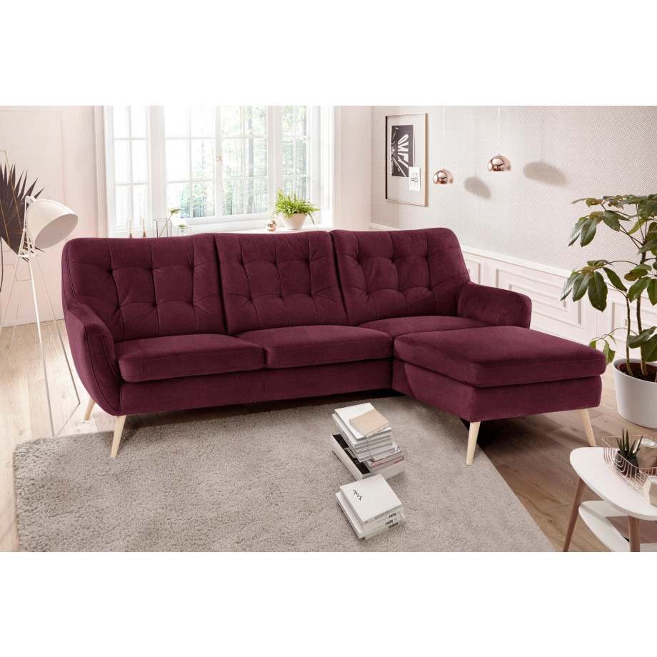 exxpo - sofa fashion Hoekbank Scandi, comfortabel, verfijnde rugkussens voor meer zitcomfort afbeelding 1