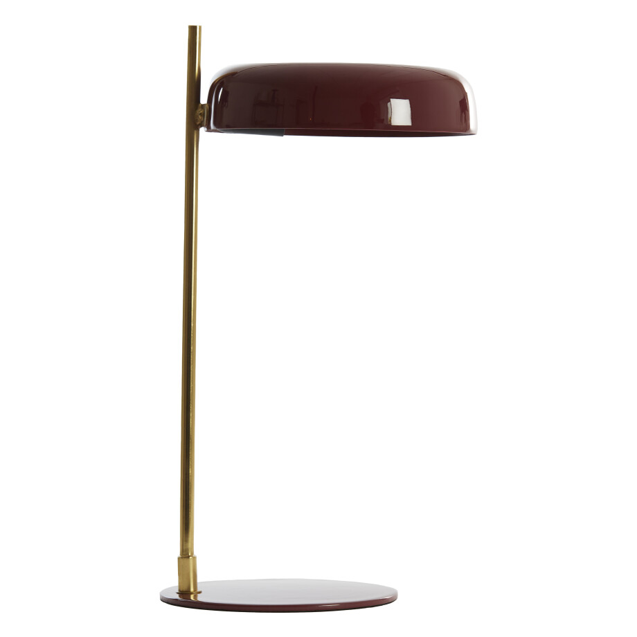 Light & Living Tafellamp 'Maleka' 47cm, kleur Bordeaux/Goud afbeelding 1