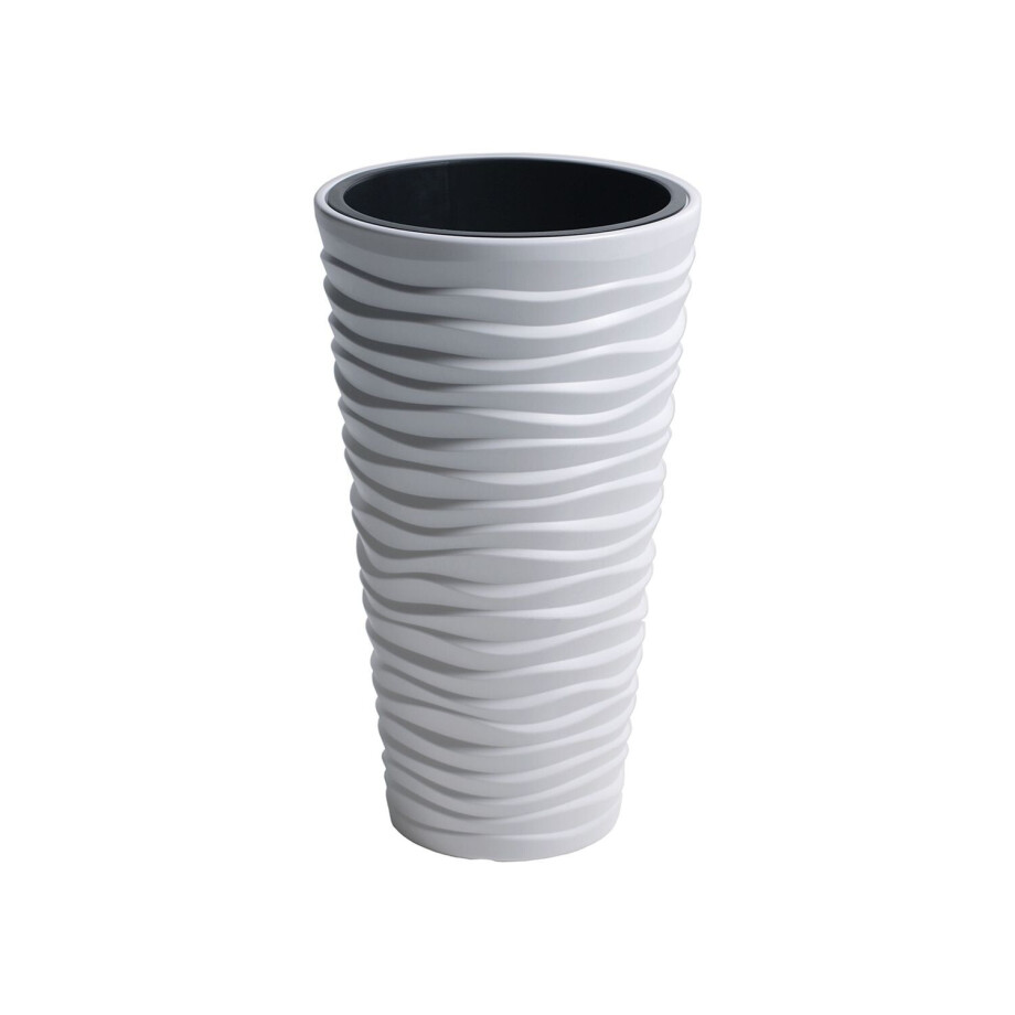 Prosperplast Bloempot (Wit, 30 x 30 x 52 cm) afbeelding 1