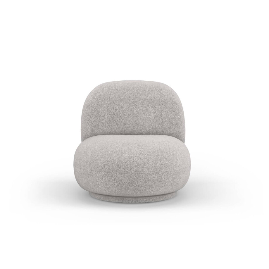 Draaibare fauteuil Chuck bouclé | Micadoni Home Draaibare fauteuil Chuck bouclé | Micadoni Home afbeelding 1