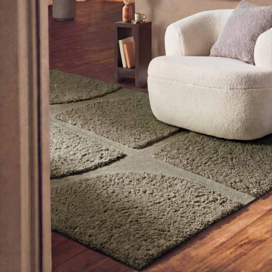 Vloerkleed Jasper Rechthoekig - Groen 300x200cm - Polyester - Dekbed-Discounter.nl Vloerkleed Jasper Rechthoekig - Groen 300x200cm - Polyester - Dekbed-Discounter.nl afbeelding