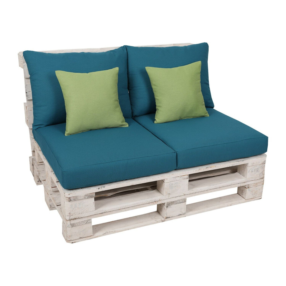GO-DE Textil Palletkussenset (Petrol/groen) afbeelding 1