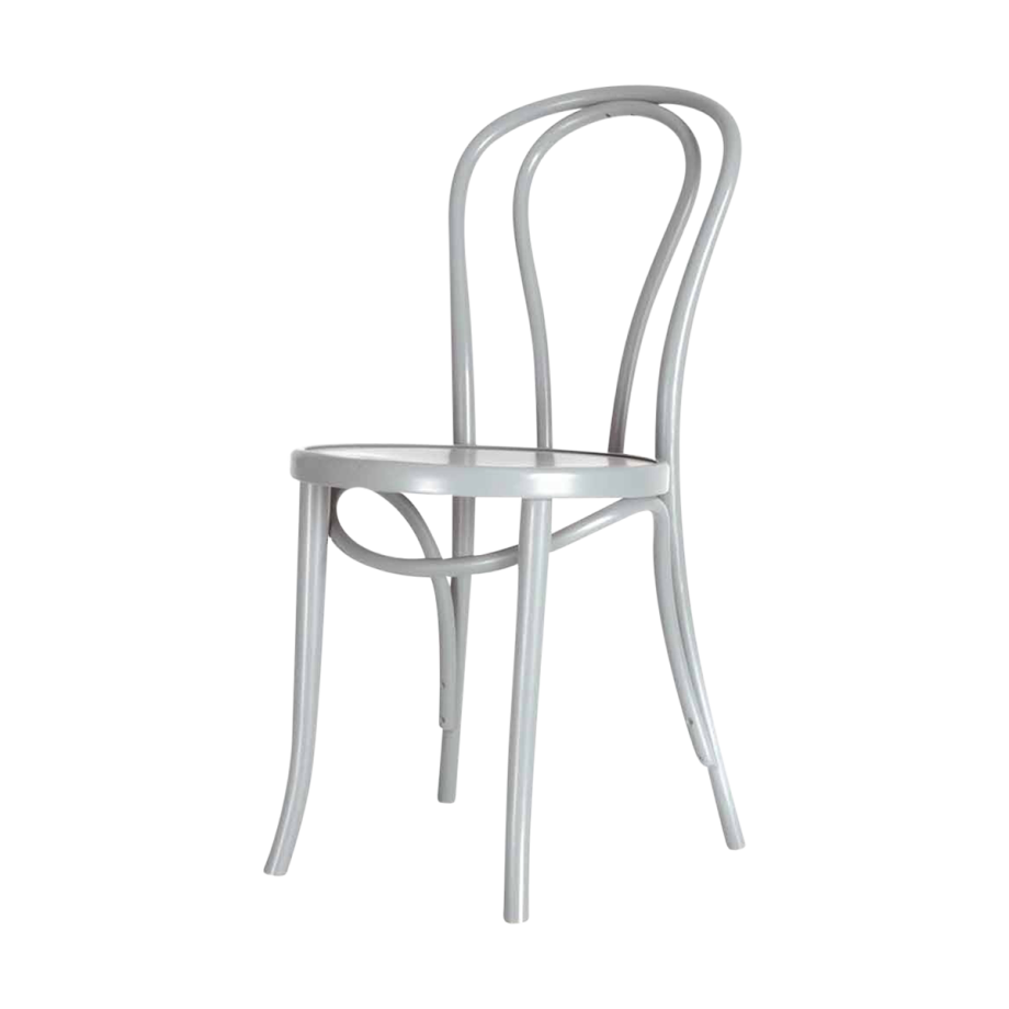 Vienna Thonet No. 18 houten bistrostoel grijs afbeelding 1