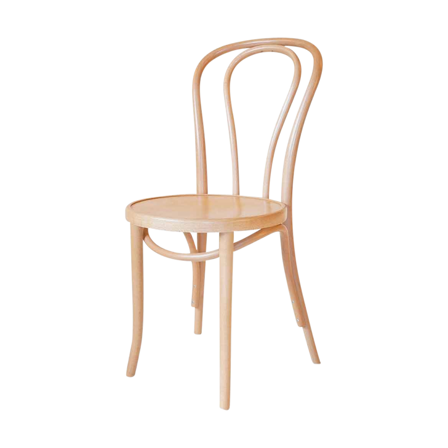 Vienna Thonet No. 18 houten bistrostoel naturel afbeelding 1