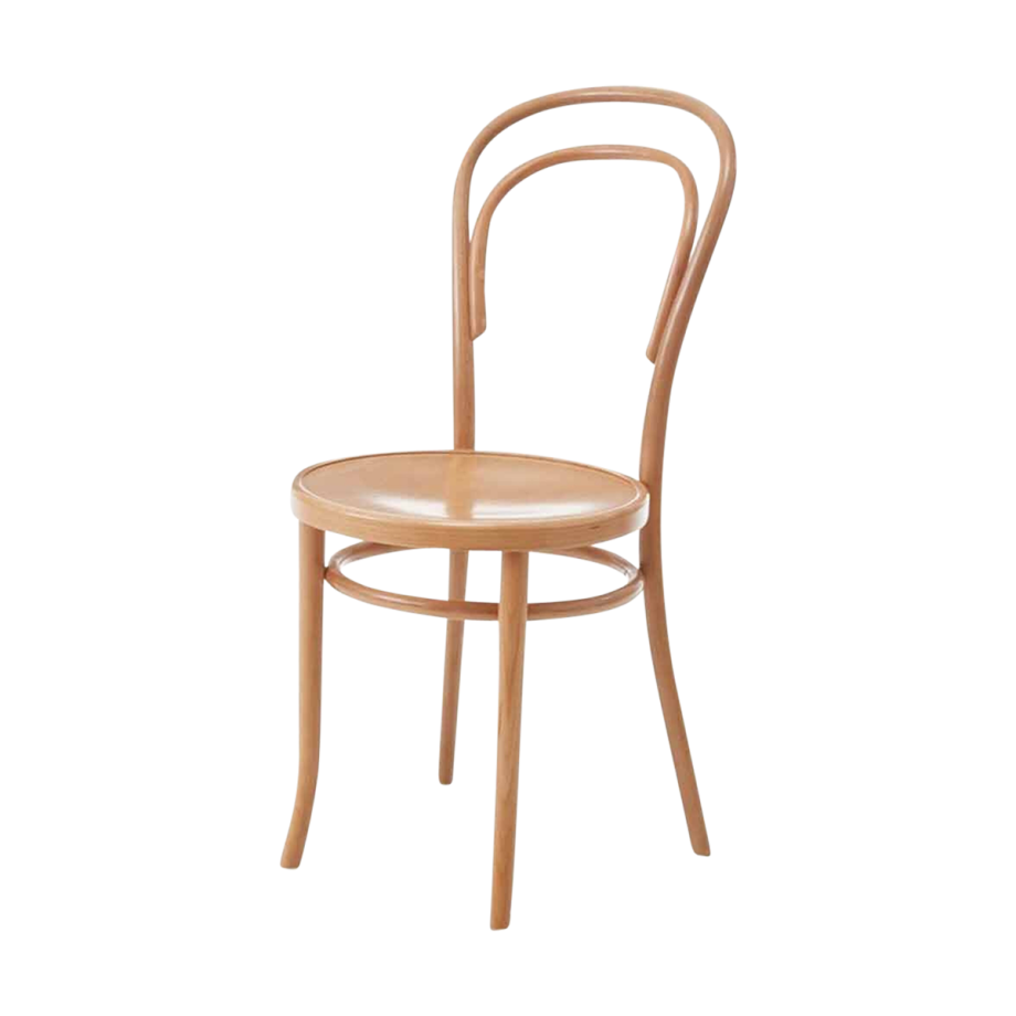 Vienna Thonet No. 14 houten bistrostoel naturel afbeelding 1