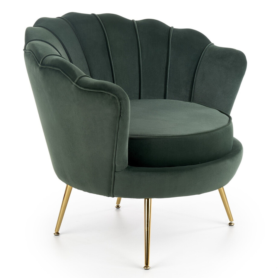Fauteuil Amorinito 83 cm breed groen Fauteuil Amorinito 83 cm breed groen afbeelding 1