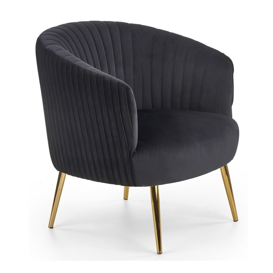 Fauteuil Crown in zwart Fauteuil Crown in zwart afbeelding 1