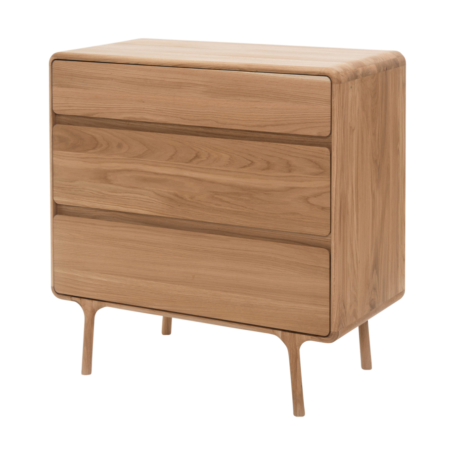 Fawn drawer houten ladekast naturel - 90 x 90 cm afbeelding 1