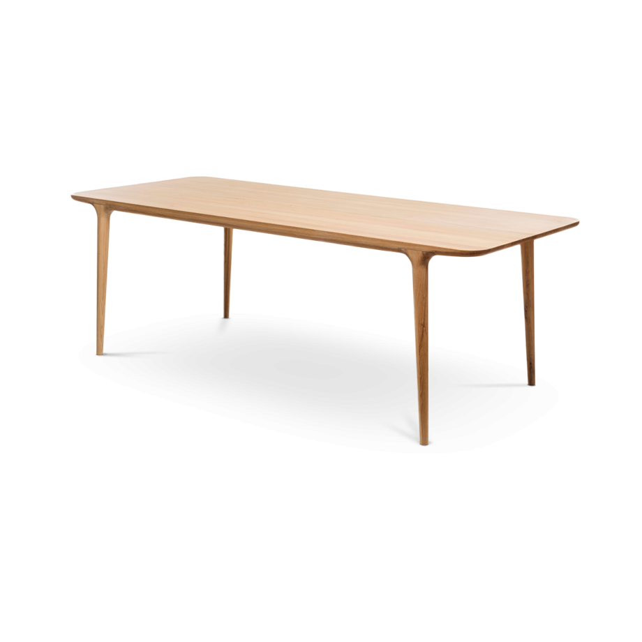 Fawn table houten eettafel naturel - 160 x 90 cm afbeelding 1