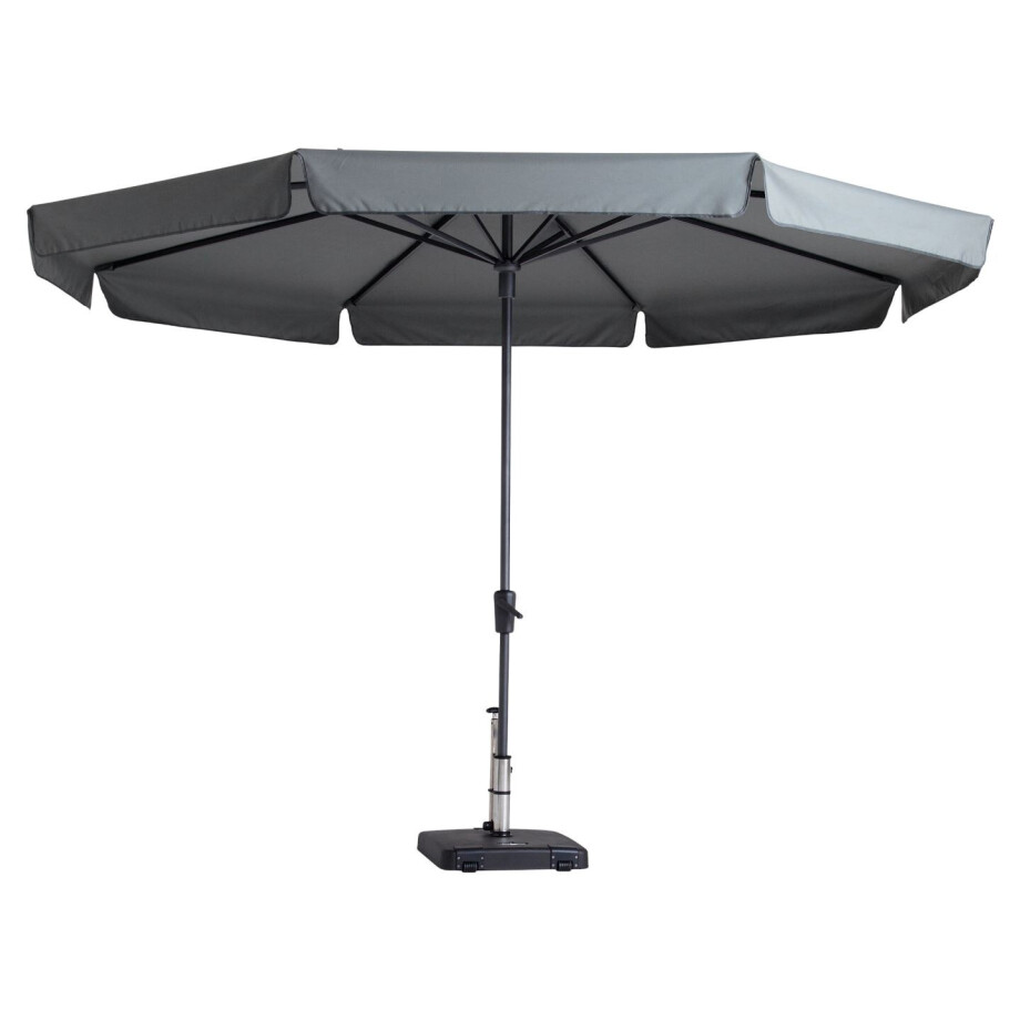 Madison Parasol Syros Luxe Light Grey Ø 350 cm Madison Parasol Syros Luxe Light Grey Ø 350 cm afbeelding 1