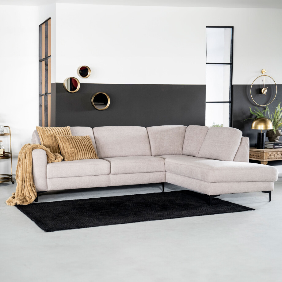 Sevn Hoekbank 'Felice' rechts, kleur khaki Sevn Hoekbank 'Felice' rechts, kleur khaki afbeelding