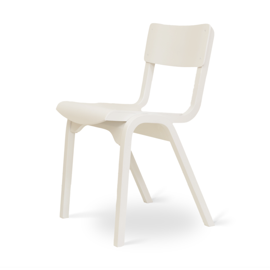 Fern houten eetkamerstoel wit afbeelding 1