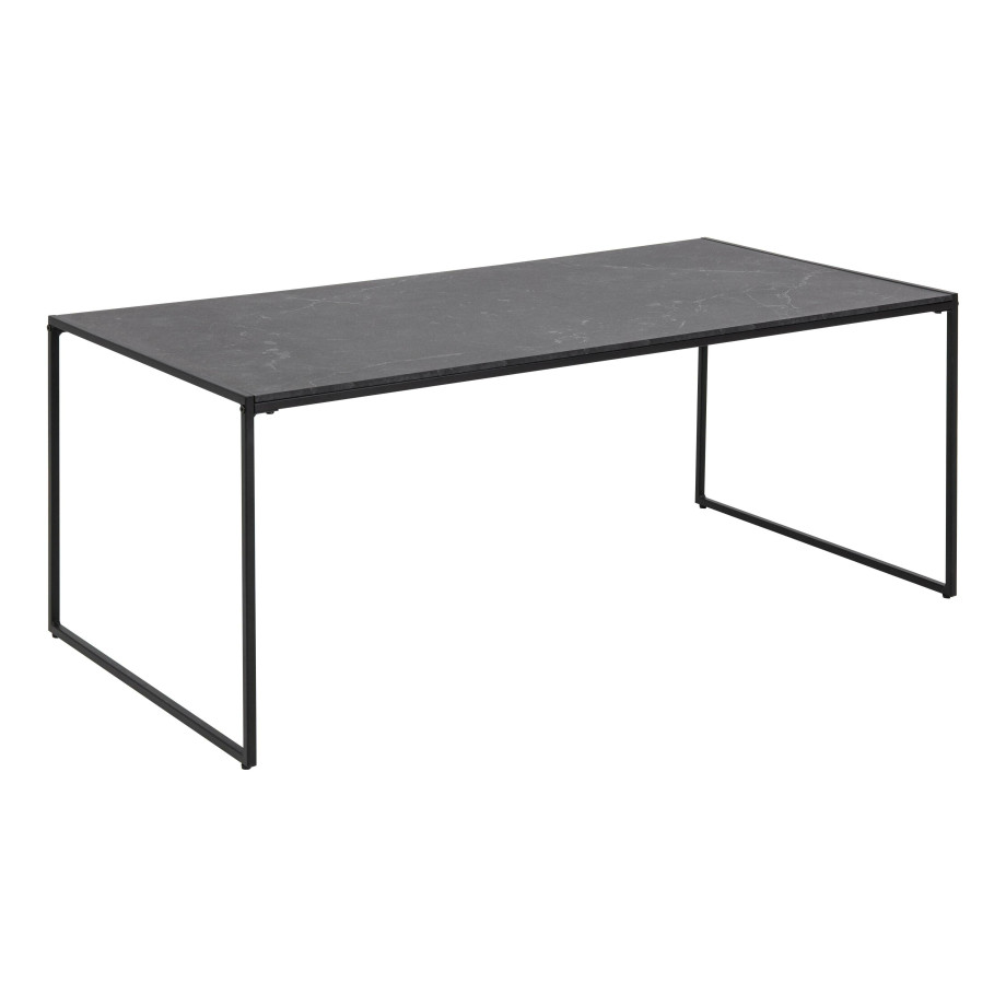 Bendt Salontafel 'Anker' Marmerlook, 120 x 60cm, kleur zwart afbeelding 1