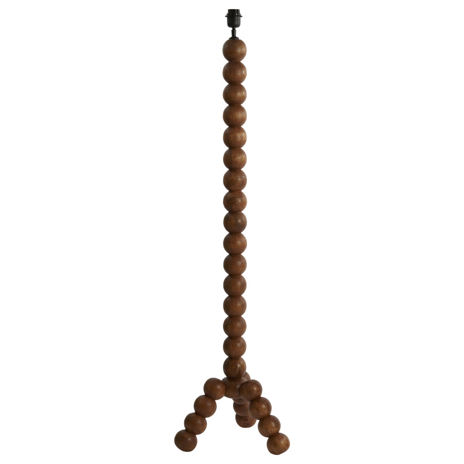 Light & Living Vloerlamp 'Veglio' Mangohout, 130cm, kleur Bruin (excl. kap) Light & Living Vloerlamp 'Veglio' Mangohout, 130cm, kleur Bruin (excl. kap) afbeelding 1