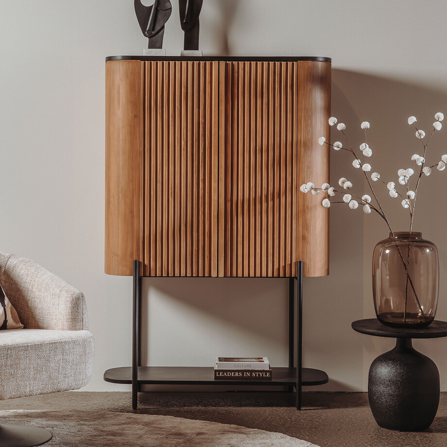 Tower Living Opbergkast 'Palazzo' Teakhout, 160 x 105cm afbeelding 