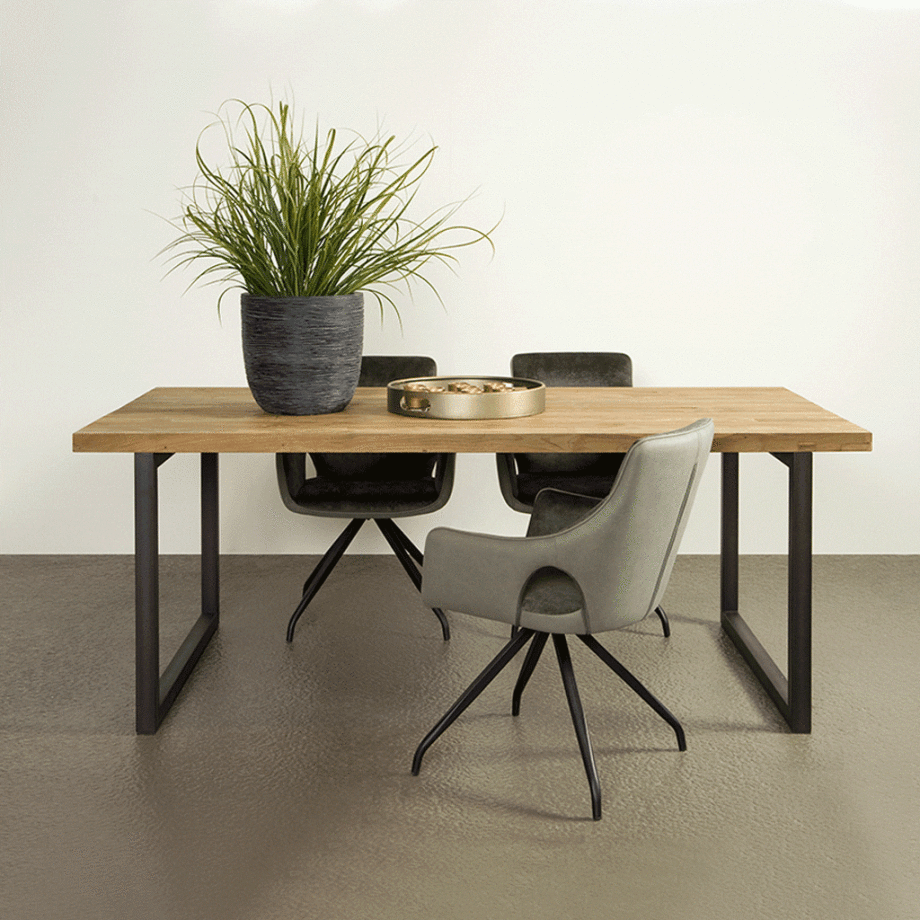 Tower Living Eettafel 'Lucca' Teak, 240 x 100cm Tower Living Eettafel 'Lucca' Teak, 240 x 100cm afbeelding