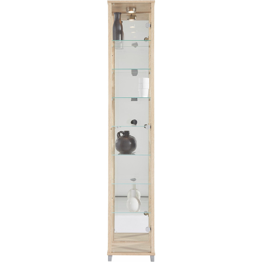 fif möbel Vitrinekast OPTIMA Staande vitrine/Glasvitrine 1x Glazen deur, perfect voor verzamelaars, verzamelvitrine afbeelding 1