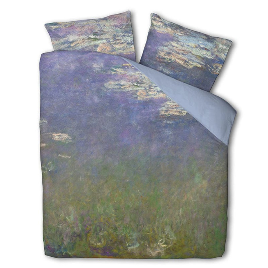 Dekbedovertrek Waterlelies - Lits-Jumeaux (240x220 cm) - Meerkleurig Katoen-satijn - Dessin: Natuur - Cloud Nine - Dekbed-Discounter.nl afbeelding 1