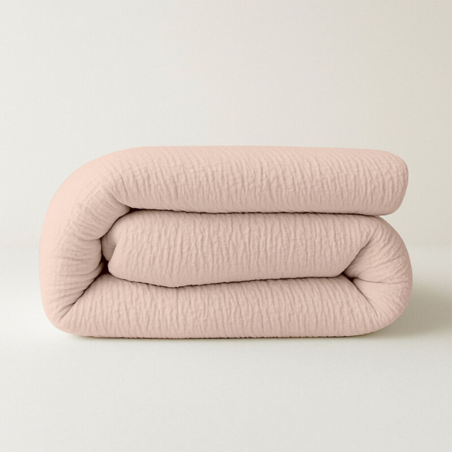 Dekbed Easy Dekbed & Dekbedovertrek in 1 Mousseline Roze - Easy - zonder overtrek - 140x200 cm (Eenpersoons) - Zydante - 300 gram per m² - afbeelding 