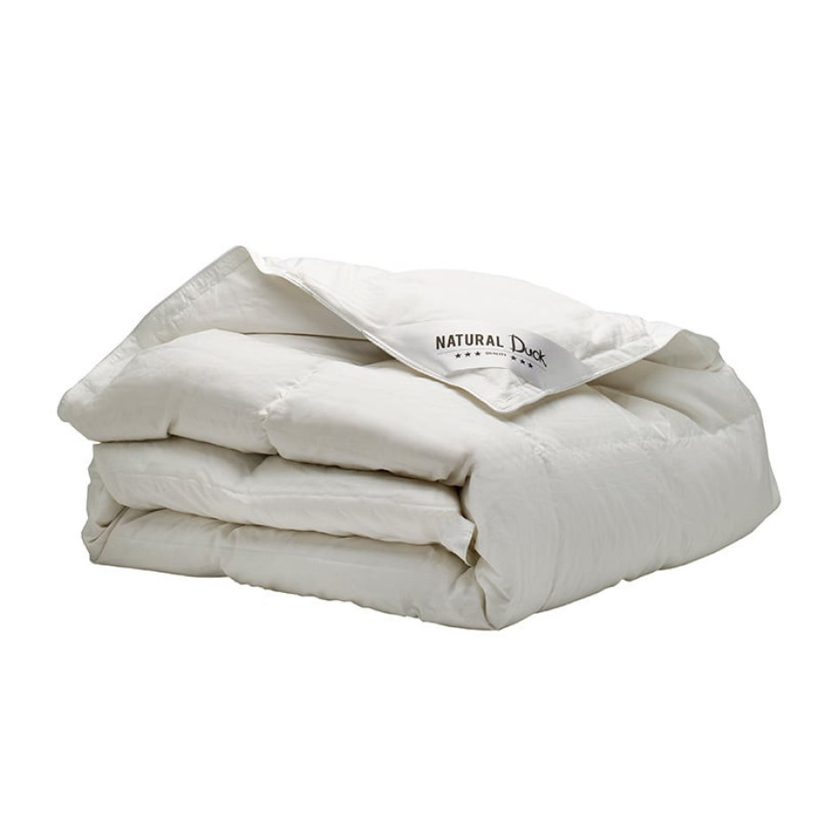 All Season Dekbed Dons - Natural Duck - 240x220 cm Met Katoenen Tijk - Dekbed-Discounter.nl afbeelding 1