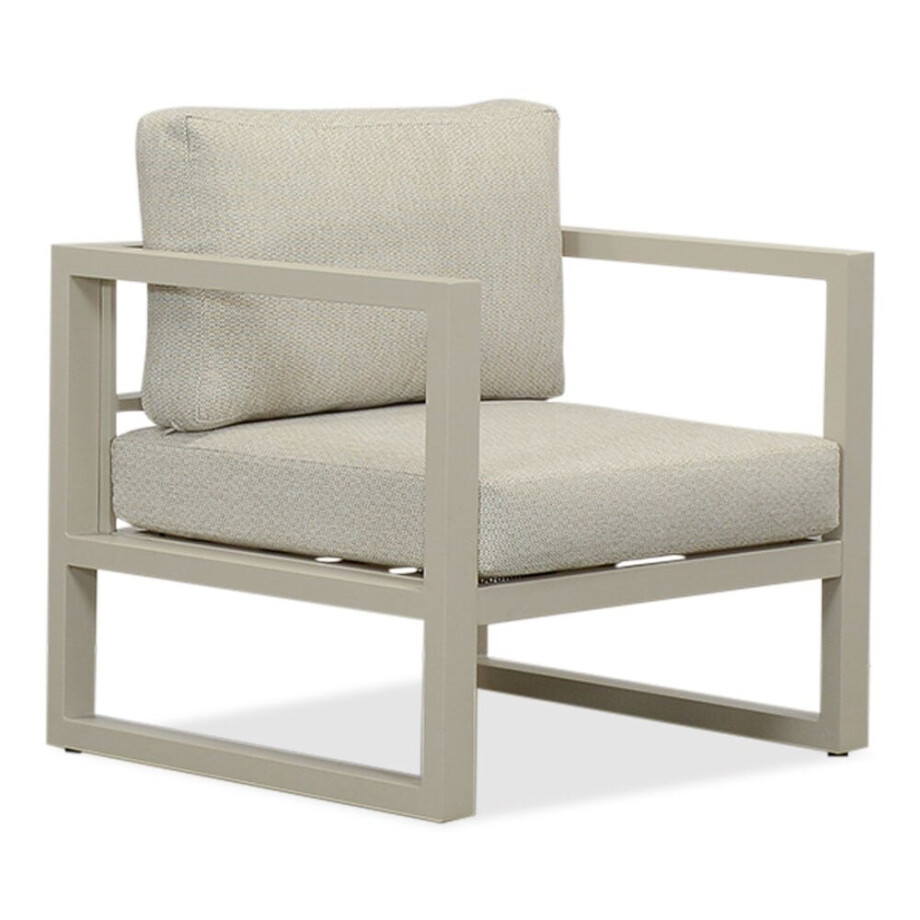 Cordoba loungestoel tuin | aluminium | beige afbeelding 1
