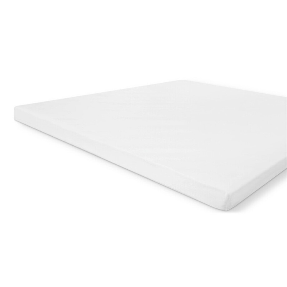 Topper Molton Hoeslaken - Polyester Katoen - Wit - 180x200 cm - Byrklund Matrasbeschermer - Dekbed-Discounter.nl afbeelding 