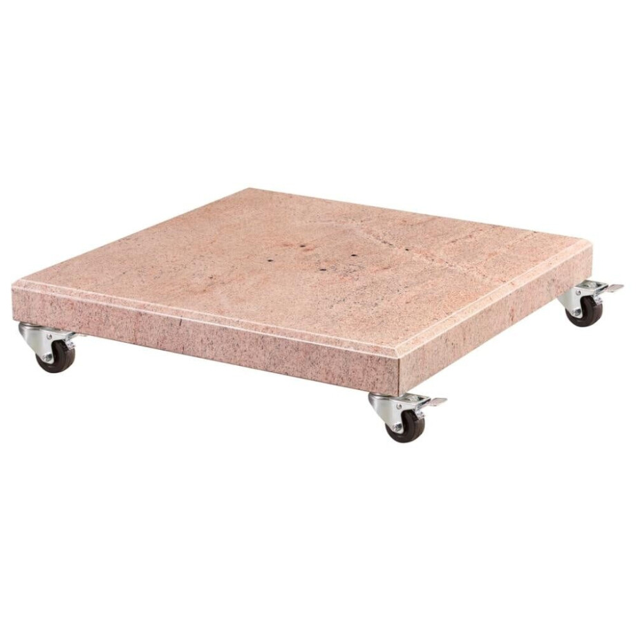 Venezia parasolvoet 120kg met zwenkwielen | graniet | beige afbeelding 
