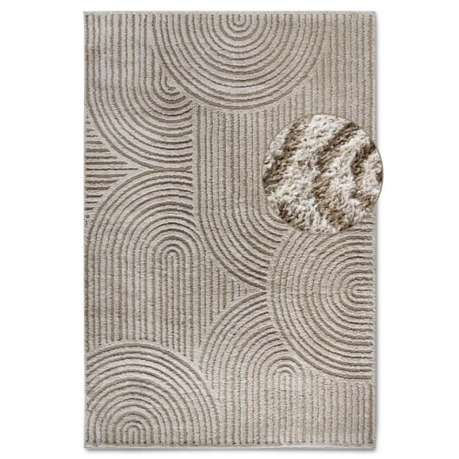 Vloerkleed Chappe - Beige - Dekbed-Discounter.nl afbeelding 1