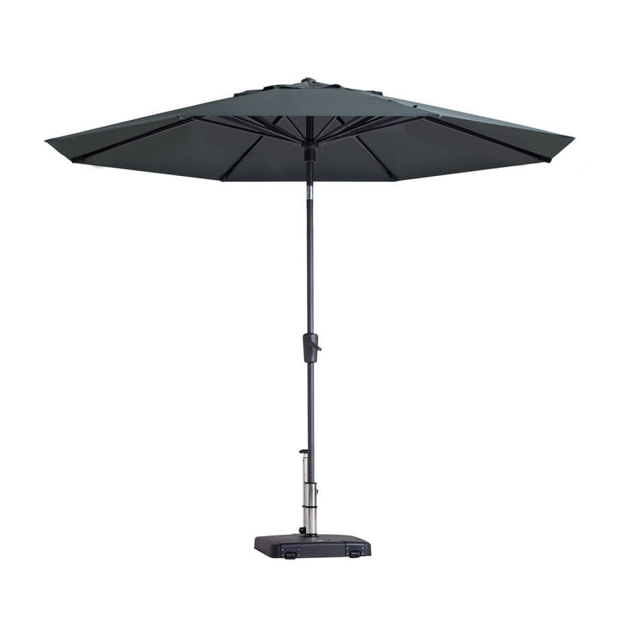 Paros luxe stokparasol Ø300cm | Grey Paros luxe stokparasol Ø300cm | Grey afbeelding 1