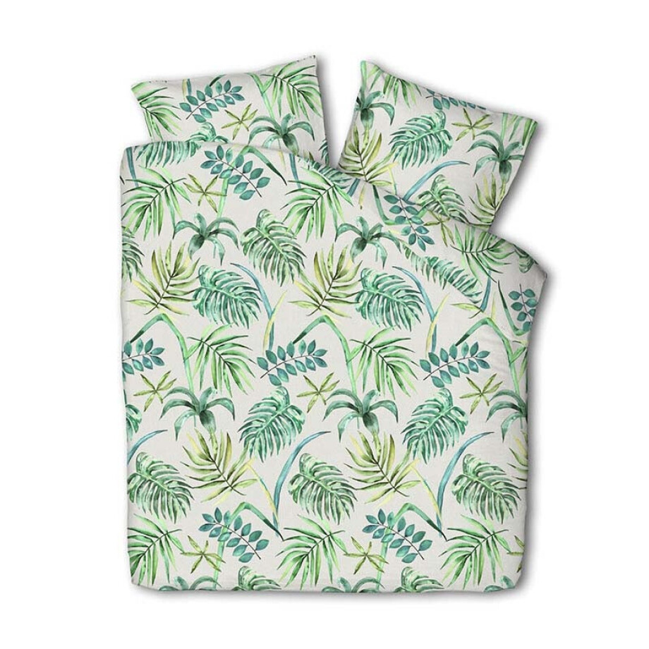Dekbedovertrek Luna Flowers - Tweepersoons (200x220 cm) - Meerkleurig Microvezel - Dessin: Bloemen - Luna Bedding - Dekbed-Discounter.nl afbeelding 